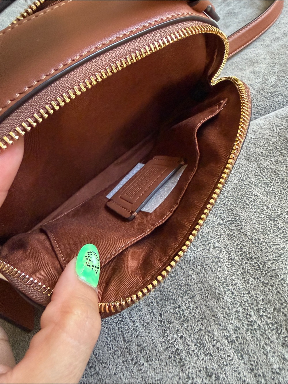 Coach Serena Satchel with Stripe - Picture 6 of 8